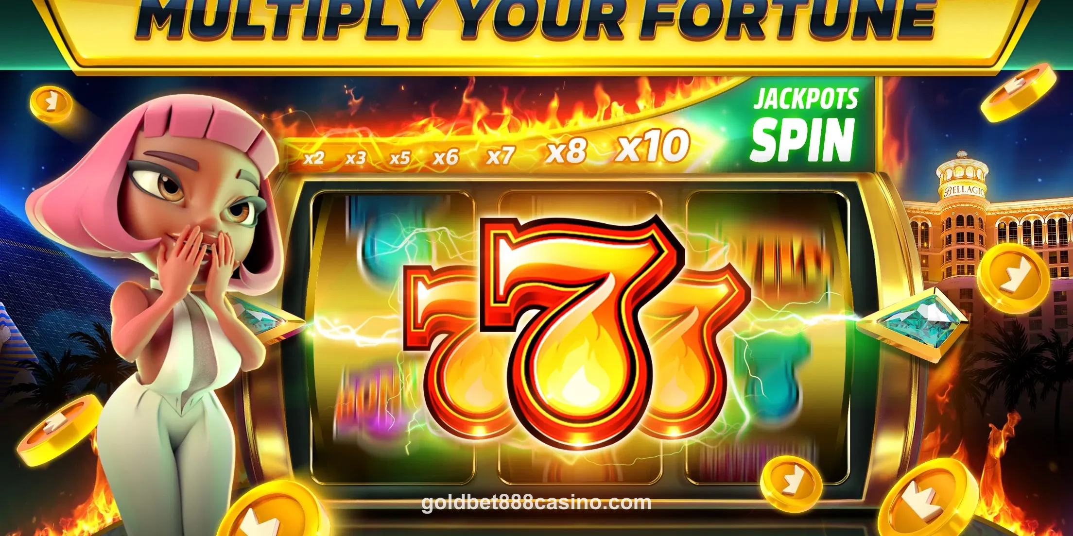 Gold Bet Casino Game Selection Screen